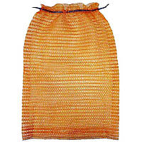 Сетка-мешок овощная 50х80 (до 40 кг) Оранжевая, Желтая