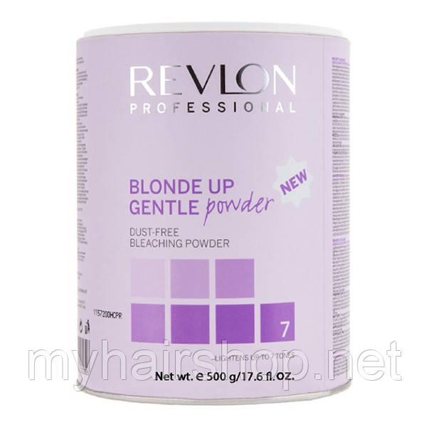 Пудра для освітлення волосся до 7 тонів Revlon BLONDE UP Gentle Power 500 г