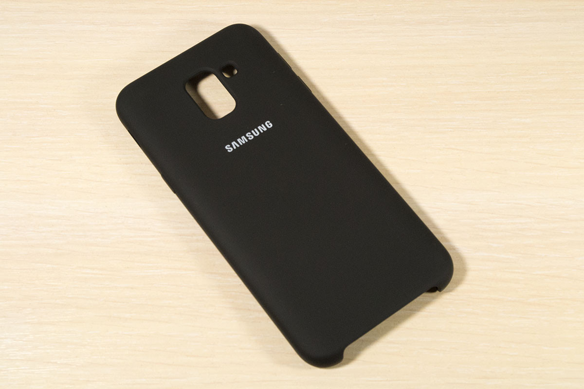 Оригінальний чохол для Samsung Galaxy J6 2018 j600 Silicone Cover (Чорний)