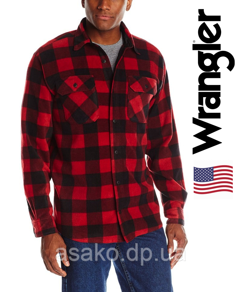 Сорочка флісова Wrangler® / тепла / Оригінал з США