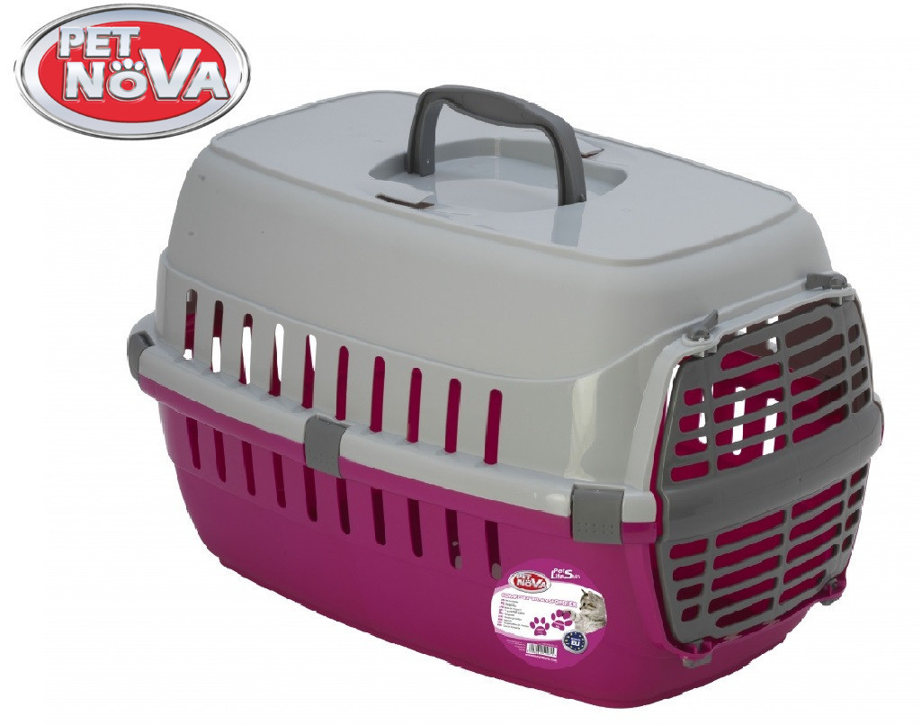 Переноска для собак Pet Nova Comfortrans 48.5х32.3х30.1 см рожевий