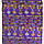 Шелк японский фиолетовый в монеты, ш.145 (10165.005), фото 3