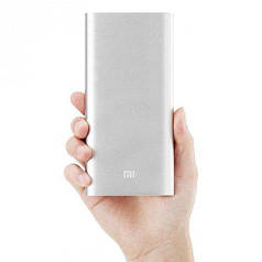 Зарядка портативна для телефона в стилі Xiaomi Power Bank 20800 mAh срібло 130116