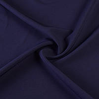 Креп костюмний бістрейч синій темний з фіолетовим відтінком ш.150