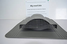 Кровільний аератор KronoPlast WP 1-3 RAL 7024 графітовий під покрівельне покриття