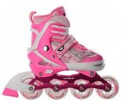 Розсувні ролики Profi (A 12091-S) на шнурівці (Рожевий)