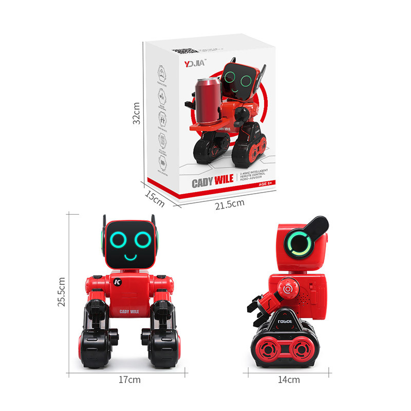 Робот батар. YDJ-K3-YW (12шт) USB, світло, звук, в кор. 32*21,5*15см
