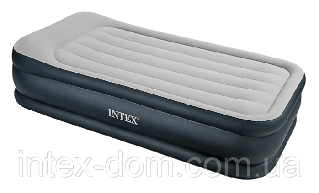 Надувная кровать Intex 67732 ИНТЕКC(99х191х48 см) Deluxe Pillow киев - фото 4 - id-p2200960