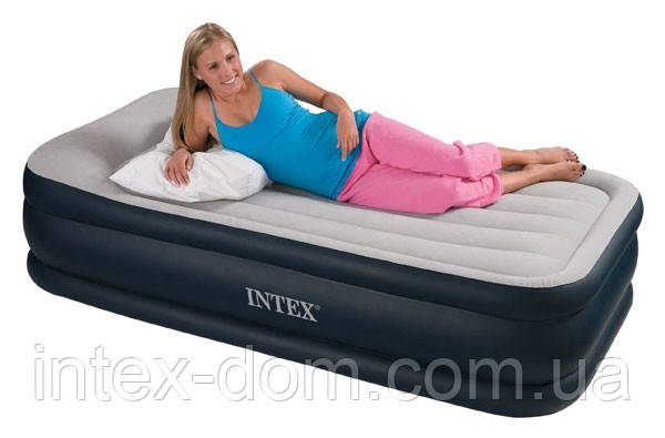 Надувная кровать Intex 67732 ИНТЕКC(99х191х48 см) Deluxe Pillow киев - фото 6 - id-p2200960