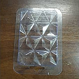 Пластикова форма для шоколаду Плитка шоколаду середня, фото 3