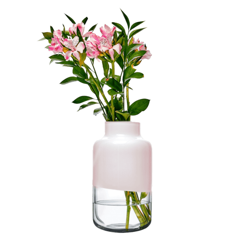 Ваза кришталева Magnolia Pink 32 см Nude Glass, фото 1