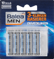 Змінні леза для станка Balea men 3-Klingen Rasierklingen, 10 шт.