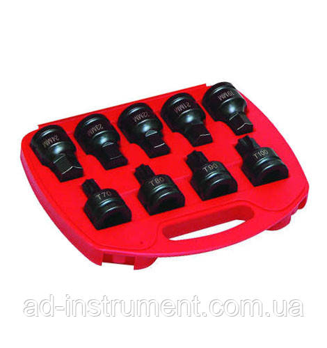 Набір ударних біт TORX і HEX 3/4 9 шт. C2230 H.C.B.