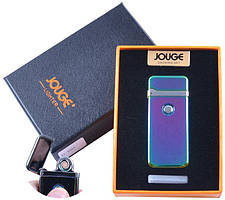 USB запальничка в подарунковій упаковці "Jouge" (Двостороння спіраль розжарювання) №XT-4953-3