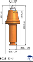 Резец BC26 (зуб БЦ26), БЕТЕК, Германия