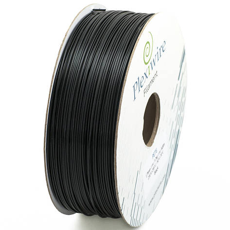 Пластик в котушці PLA 1,75 мм 1,185кг/400м Plexiwire Чорний, фото 2