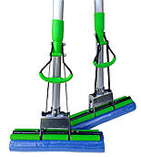 Швабра для підлоги з віджимом телескопічна Стандарт (Хозленд)