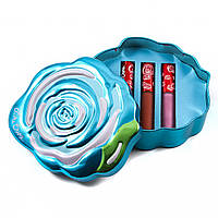 Набір рідких помад LIME CRIME Velve-Tin / Blue Rose 3 в 1/ ПОТЕРТОСТИ НА ПАКОВКУ/