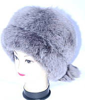 Стильна жіноча шапка з хутра песця