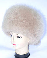 Шапка тепла жіноча з хутра песця