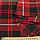 Шотландка червона в чорно-білу клітинку, ш.150, фото 2