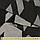 Пальтова тканина з ворсом гусяча лапка велика чорно-сіра, ш.150, фото 2