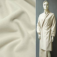 Пальтова тканина на трикотажній основі молочна, ш.154