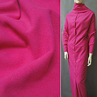 Пальтова тканина на трикотажній основі рожева яскрава, ш.154