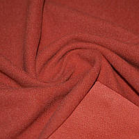 Пальтова тканина на трикотажній основі теракотово-червона, ш.150