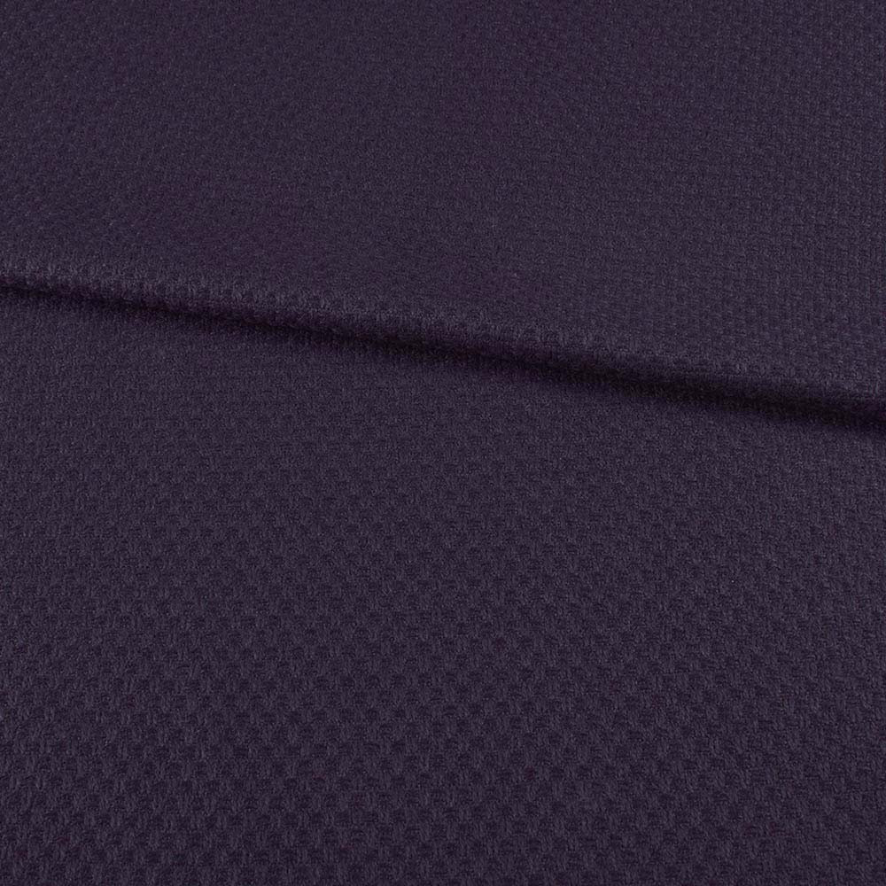 Рогожка костюмна клітина плетіння фіолетова, ш.147