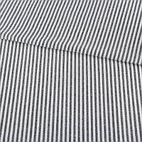 Рубашечная ткань в полоску 4мм черную, белую, ш.145 (14201.005)