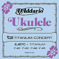 Струны для укулеле концерт D*ADDARIO EJ-87С