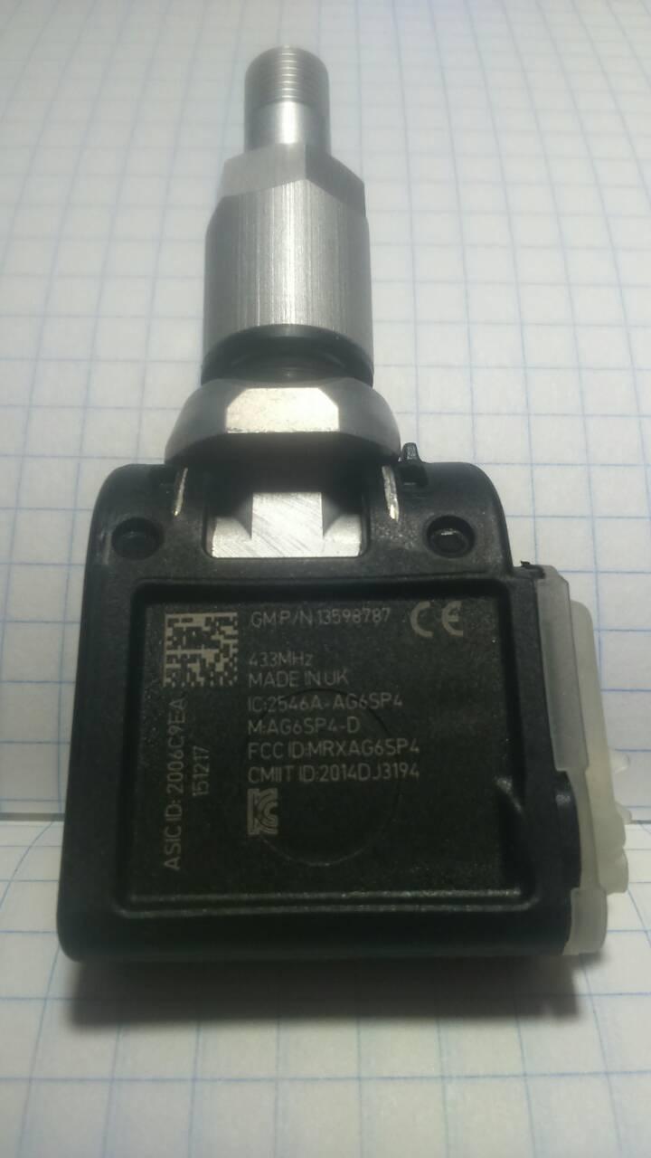 D/39 (9) 13598787 Датчик Тиску Повітря в Шинах Tpms OPEL