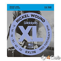 Струны для электрогитары D*ADDARIO EXL-116 XL