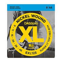 Струны для электрогитары D*ADDARIO EXL-125 XL (009-,046)