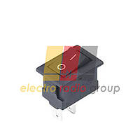 Перемикач KCD5-101 ON-OFF (2pin) чорний Daier