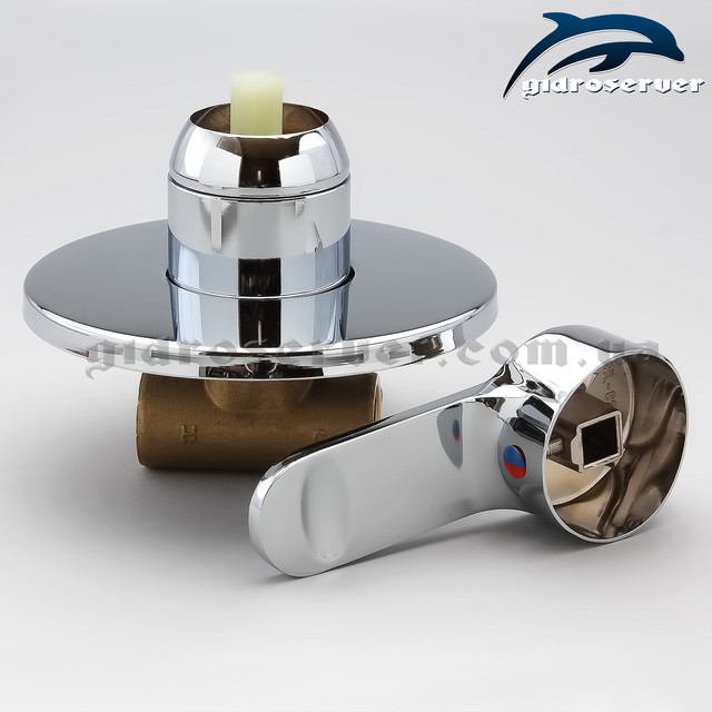 Змішувач для прихованого монтажу SV-01.1 використовується для комплектації гігієнічного душу, душових систем з одним діючим пристроєм функціоналу.