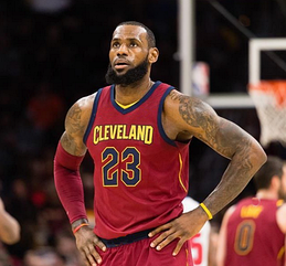 Форма червона Lebron James No23 (майка + шорти) Cleveland Cavaliers