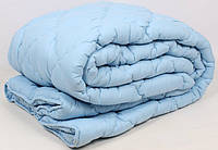 Полуторное одеяло из овечьей шерсти Лери Макс голубое