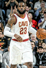Біла баскетбольна Форма Lebron James No23 (майка + шорти) Cleveland Cavaliers