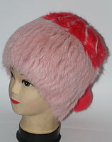 Модная зимняя меховая женская шапка