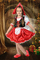 Дитячий карнавальний костюм для дівчинки Червона Шапочка