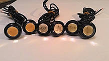 Яскраві DRL лінзи "Орлине око" COB LED EAGLE EYE 23 мм 3 W (Білий), фото 5