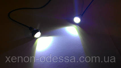 Яскраві DRL лінзи "Орлине око" COB LED EAGLE EYE 23 мм 3 W (Білий), фото 1