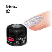 Гель PNB Galaxy Gel 02 Rainbow, 5 мл