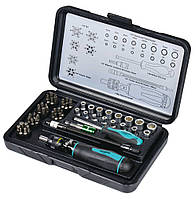 Набір біт Whirlpower 56 од. з тримачем у пластиковому кейсі