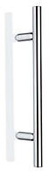 Ручка скоба офісна 450 мм неіржавка сталь для дверей із профілю