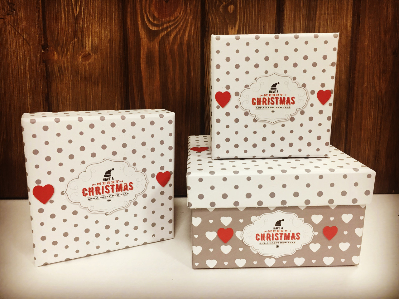 Набір коробок 3шт, фото 1