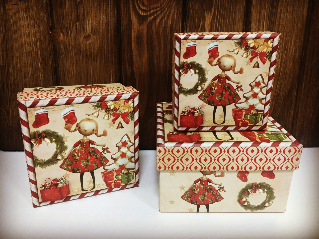 Коробка велика 13*13*7,7 см, фото 1