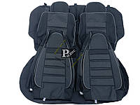 Чехлы автомобильные ВАЗ 2108,2109,21099,2113,2115 "Пилот"(серые, усиленные) - Авточехлы для сидений (комплект)